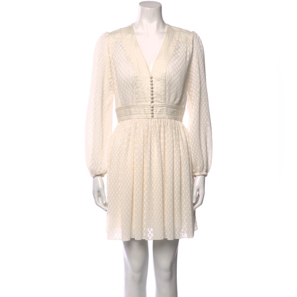 Zimmerman V Neck Mini Dress